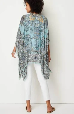 J.Jill Airy Paisley Ruana | Jjill-Women Ponchos, Ruanas & Scarves