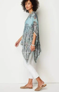 J.Jill Airy Paisley Ruana | Jjill-Women Ponchos, Ruanas & Scarves