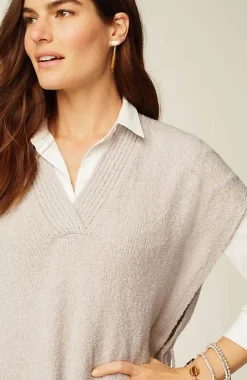 J.Jill Belted Knit Poncho | Jjill-Women Ponchos, Ruanas & Scarves