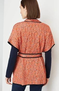 J.Jill Belted Quilted Ruana | Jjill-Women Ponchos, Ruanas & Scarves