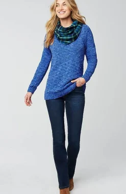 J.Jill Buttoned-Shoulder Pullover Sweater | Jjill-Women Sweaters