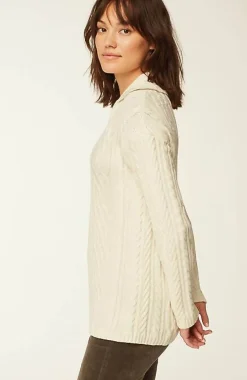 J.Jill Cabled Polo Sweater | Jjill-Women Sweaters