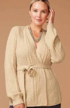 J.Jill Cabled Wrap Cardi | Jjill-Women Sweaters
