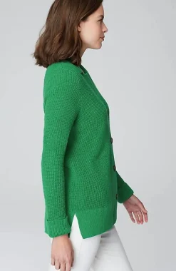 J.Jill Collared Button-Front Textured Cardi | Jjill-Women Sweaters
