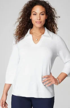 J.Jill Collared Pullover Sweater | Jjill-Women Sweaters