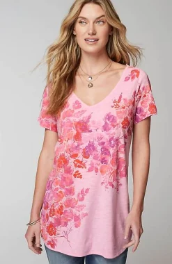 J.Jill Cotton And Tencel Modal Shirttail Tunic | Jjill-Women Tops & Tees