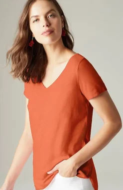 J.Jill Cotton And Tencel Modal Shirttail Tunic | Jjill-Women Tops & Tees