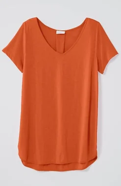 J.Jill Cotton And Tencel Modal Shirttail Tunic | Jjill-Women Tops & Tees