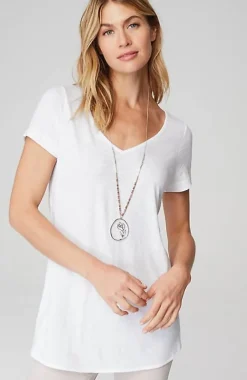 J.Jill Cotton And Tencel Modal Shirttail Tunic | Jjill-Women Tops & Tees