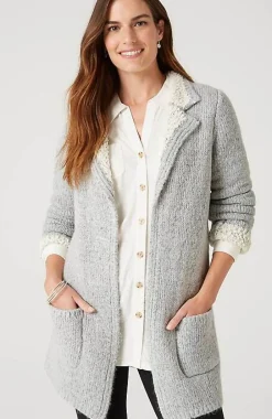 J.Jill Cozy Two-Toned Cardi | Jjill-Women Sweaters