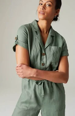 J.Jill Cropped Utility Jumpsuit | Jjill-Women Dresses