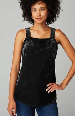 J.Jill Crushed-Velvet Tank | Jjill-Women Tops & Tees