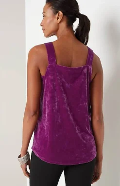 J.Jill Crushed-Velvet Tank | Jjill-Women Tops & Tees