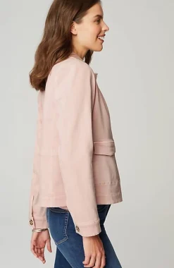 J.Jill Curved-Hem Denim Jacket | Jjill-Women Jackets & Coats