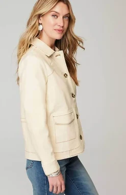 J.Jill Curved-Hem Denim Jacket | Jjill-Women Jackets & Coats