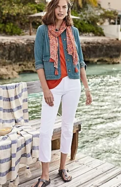 J.Jill Curved-Hem Denim Jacket | Jjill-Women Jackets & Coats