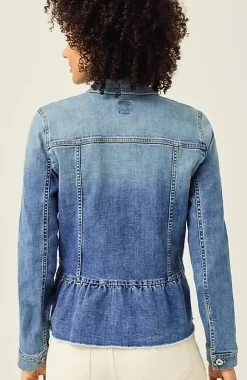 J.Jill Denim Peplum Jacket | Jjill-Women Jackets & Coats