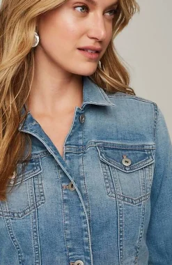 J.Jill Denim Peplum Jacket | Jjill-Women Jackets & Coats