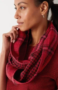 J.Jill Double-Face Multi-Patterned Infinity Scarf | Jjill-Women Ponchos, Ruanas & Scarves