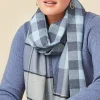 J.Jill Double-Face Reversible Plaid Mix Scarf | Jjill-Women Ponchos, Ruanas & Scarves