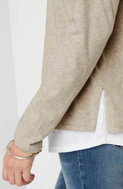 J.Jill Double-Layer Scoop-Neck Tee | Jjill-Women Tops & Tees