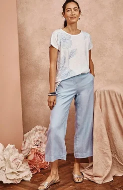 J.Jill Easy Linen Wide-Leg Crops | Jjill-Women Pants & Jeans