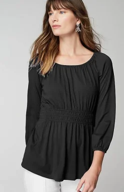 J.Jill Elastic-Waist Top | Jjill-Women Tops & Tees