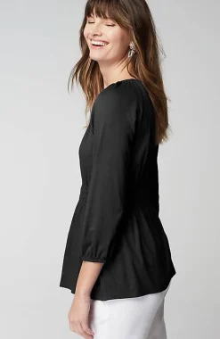 J.Jill Elastic-Waist Top | Jjill-Women Tops & Tees