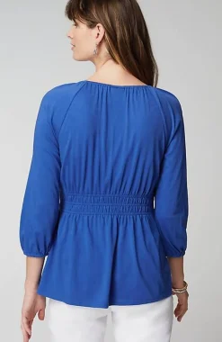J.Jill Elastic-Waist Top | Jjill-Women Tops & Tees