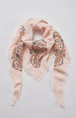 J.Jill Embroidered Triangle Scarf | Jjill-Women Ponchos, Ruanas & Scarves