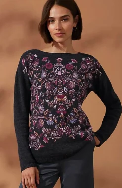 J.Jill Enchanted Florals Sweater | Jjill-Women Sweaters