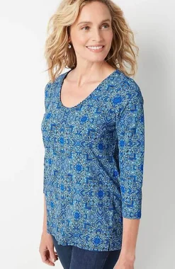 J.Jill Essential Forward-Seam Tee | Jjill-Women Tops & Tees