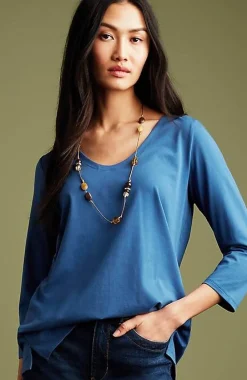 J.Jill Essential Forward-Seam Tee | Jjill-Women Tops & Tees