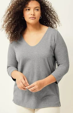 J.Jill Essential Forward-Seam Tee | Jjill-Women Tops & Tees