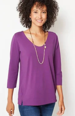 J.Jill Essential Forward-Seam Tee | Jjill-Women Tops & Tees