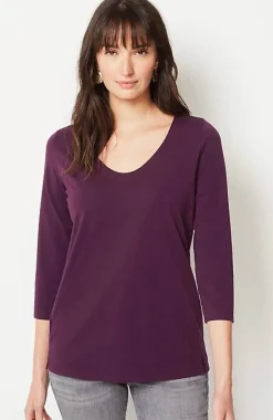 J.Jill Essential Forward-Seam Tee | Jjill-Women Tops & Tees