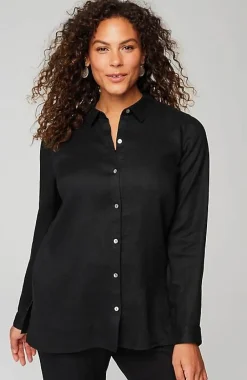 J.Jill Everyday Linen Button-Front Shirt | Jjill-Women Shirts & Blouses