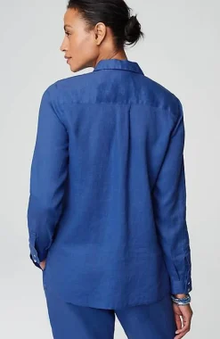 J.Jill Everyday Linen Button-Front Shirt | Jjill-Women Shirts & Blouses