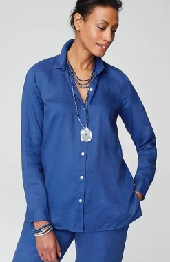 J.Jill Everyday Linen Button-Front Shirt | Jjill-Women Shirts & Blouses