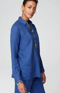 J.Jill Everyday Linen Button-Front Shirt | Jjill-Women Shirts & Blouses