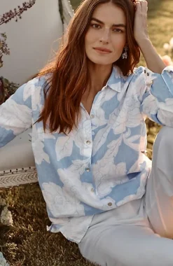 J.Jill Everyday Linen Button-Front Shirt | Jjill-Women Shirts & Blouses