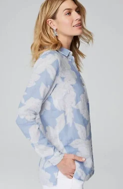 J.Jill Everyday Linen Button-Front Shirt | Jjill-Women Shirts & Blouses