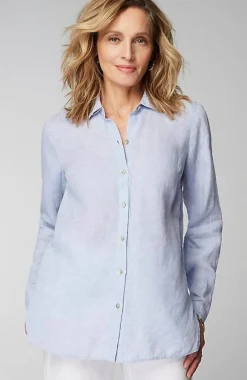 J.Jill Everyday Linen Button-Front Shirt | Jjill-Women Shirts & Blouses