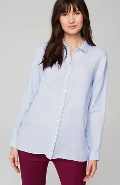 J.Jill Everyday Linen Button-Front Shirt | Jjill-Women Shirts & Blouses