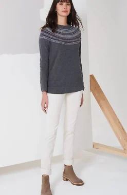 J.Jill Fair Isle Stripes Raglan Sweater | Jjill-Women Sweaters