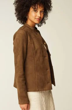 J.Jill Faux-Suede Jacket | Jjill-Women Jackets & Coats