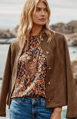 J.Jill Faux-Suede Jacket | Jjill-Women Jackets & Coats