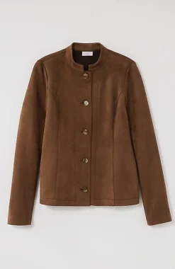 J.Jill Faux-Suede Jacket | Jjill-Women Jackets & Coats