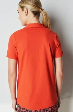 J.Jill Fit Cotton-Stretch Polo Shirt | Jjill-Women Tops & Tees