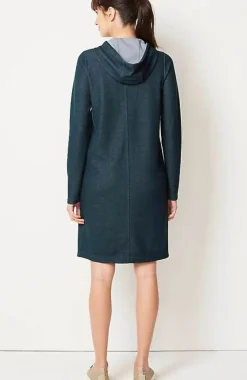 J.Jill Fit Double-Knit Hooded Dress | Jjill-Women Activewear